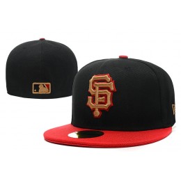 San Francisco Giants Black Fitted Hat LX 0721 Snapback