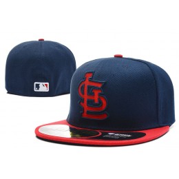 St. Louis Cardinals Navy Fitted Hat LX 0701 Snapback