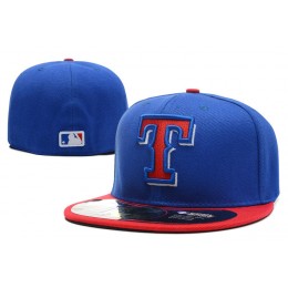Texas Rangers Blue Fitted Hat LX 0701 Snapback
