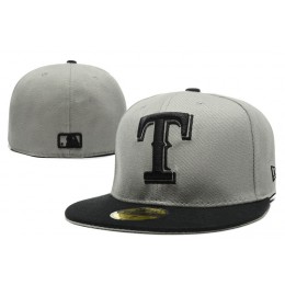 Texas Rangers Grey Fitted Hat LX 0721 Snapback