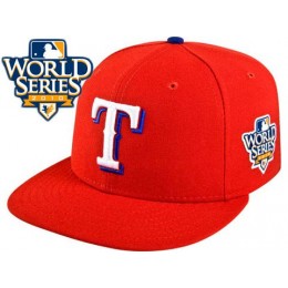 Texas Rangers 2010 MLB World Series Fitted Hat Sf4 Snapback