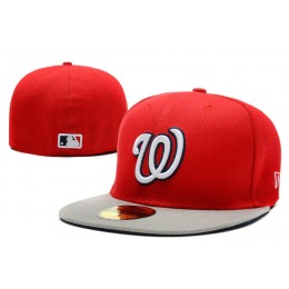 Washington Nationals Red Fitted Hat LX 0721 Snapback
