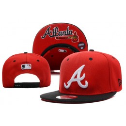 Atlanta Braves Red Snapback Hat XDF 0528 Snapback