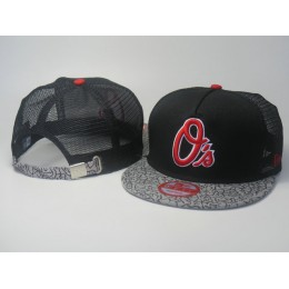 Baltimore Orioles Mesh Snapback Hat LS 0613 Snapback