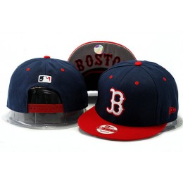 Boston Red Sox Blue Snapback Hat YS 0528 Snapback