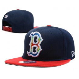 Boston Red Sox Blue Snapback Hat DF Snapback
