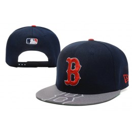 Boston Red Sox Blue Snapback Hat XDF 0512 Snapback
