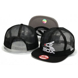 Chicago White Sox Mesh Snapback Hat YS 0528 Snapback