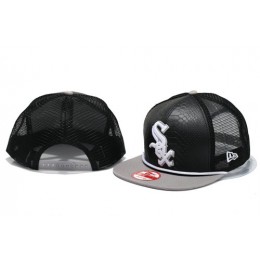 Chicago White Sox Mesh Snapback Hat YS Snapback