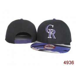 Colorado Rockies Snapback Hat SG 3816 Snapback