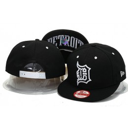 Detroit Tigers Black Snapback Hat YS 0721 Snapback