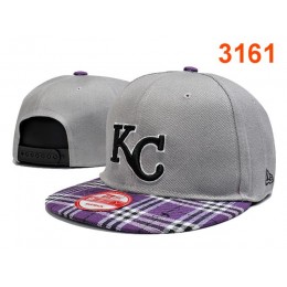 Kansas City Royals Grey Snapback Hat PT 0701 Snapback