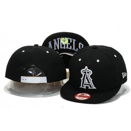 Los Angeles Angels Black Snapback Hat YS 0721 Snapback