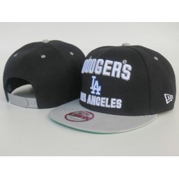 Los Angeles Dodgers Black Snapback Hat LS Snapback