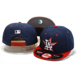 Los Angeles Dodgers Navy Snapback Hat YS 0721 Snapback