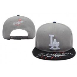 Los Angeles Dodgers Grey Snapback Hat XDF 0512 Snapback