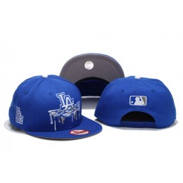 Los Angeles Dodgers Blue Snapback Hat YS 1 Snapback