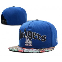 Los Angeles Dodgers Blue Snapback Hat DF 0613 Snapback
