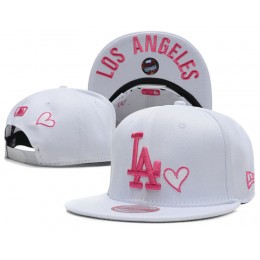 Los Angeles Dodgers White Snapback Hat SD 0613 Snapback