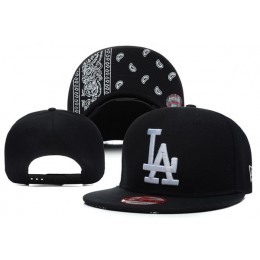 Los Angeles Dodgers Black Snapback Hat XDF Snapback