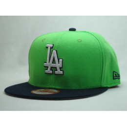 Los Angeles Dodgers Green Snapback Hat SF Snapback