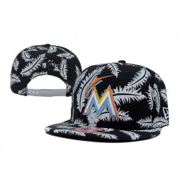 Miami Marlins Snapback Hat XDF 109 Snapback