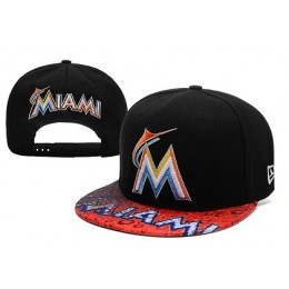 Miami Marlins Snapback Hat XDF 14082 03 Snapback