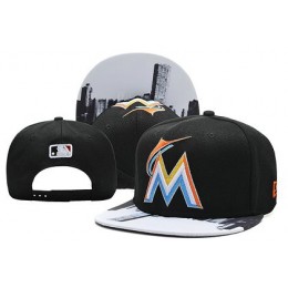 Miami Marlins Snapback Hat 0903 Snapback