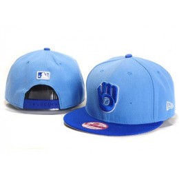 Milwaukee Brewers New Type Snapback Hat YS7611 Snapback