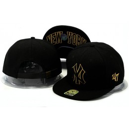 New York Yankees Black Snapback Hat YS 0528 Snapback
