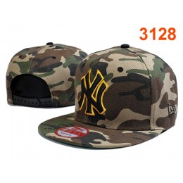 New York Yankees Camo Snapback Hat PT 0528 Snapback