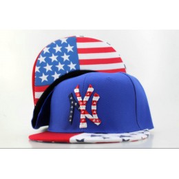 New York Yankees Blue Snapback Hat QH 0701 Snapback