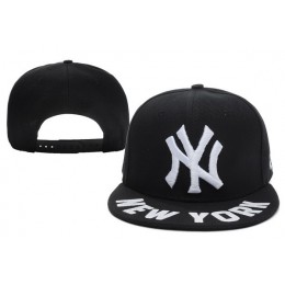 New York Yankees Black Snapback Hat XDF 2 Snapback