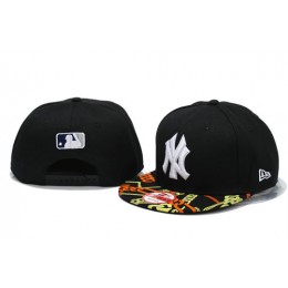 New York Yankees Black Snapback Hat YS 3 Snapback