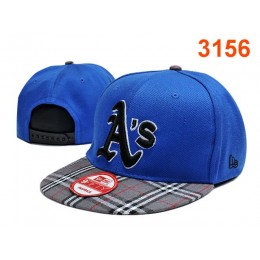Oakland Athletics Blue Snapback Hat PT 0701 Snapback