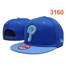 Philadelphia Phillies Blue Snapback Hat PT 0701 Snapback
