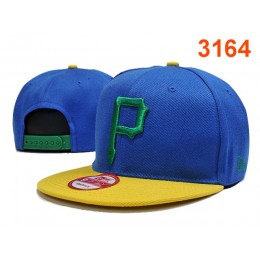 Pittsburgh Pirates Blue Snapback Hat PT 0701 Snapback