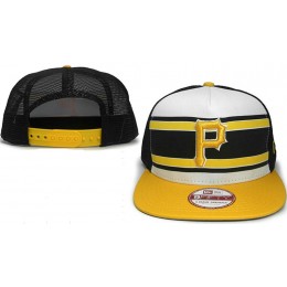 Pittsburgh Pirates Mesh Snapback Hat GF 0721 Snapback