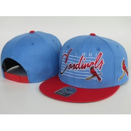 St.Louis Cardinals Blue Snapback Hat LS Snapback