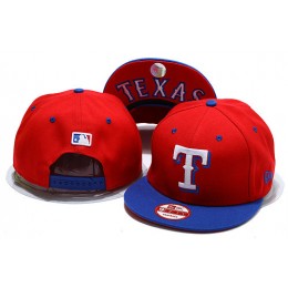 Texas Rangers Red Snapback Hat YS 0528 Snapback