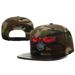 Atlanta Hawks Camo Snapback Hat XDF 0526 Snapback