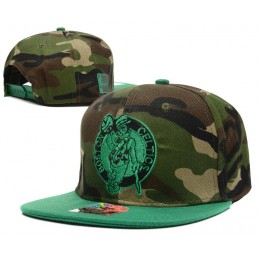 Boston Celtics Camo Snapback Hat DF Snapback