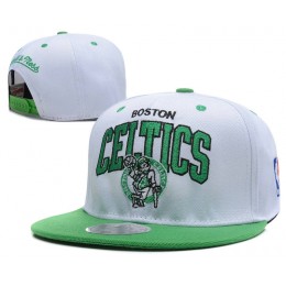 Boston Celtics White Snapback Hat DF 0512 Snapback