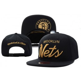 Brooklyn Nets Snapback Hat XDF 4 Snapback