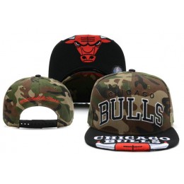 Chicago Bulls Camo Snapback Hat XDF 1 Snapback