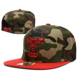Chicago Bulls Camo Snapback Hat DF Snapback