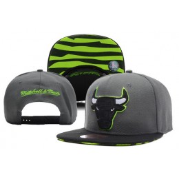Chicago Bulls Grey Snapback Hat XDF 0528 Snapback
