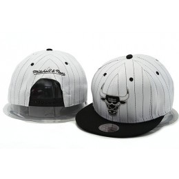 Chicago Bulls White Snapback Hat YS 0528 Snapback