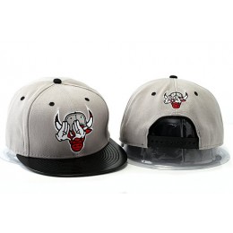 Crazy Bulls Grey Snapback Hat YS 0528 Snapback