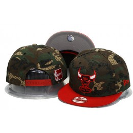 Chicago Bulls Camo Snapback Hat YS 1 0701 Snapback